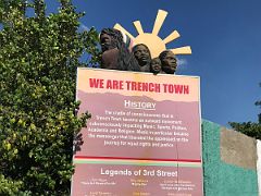 10 Legends of 3rd Street sign incl Joe Higgs, Roy Wilson, Junior Braithewaite, Lord Tanamo, Ken Booth Trench Town Kingston Jamaica